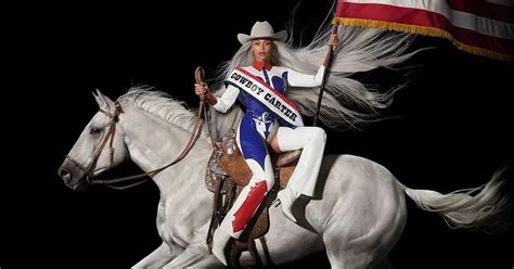 Beyoncé poses naked in a sash for Cowboy Carter album cover